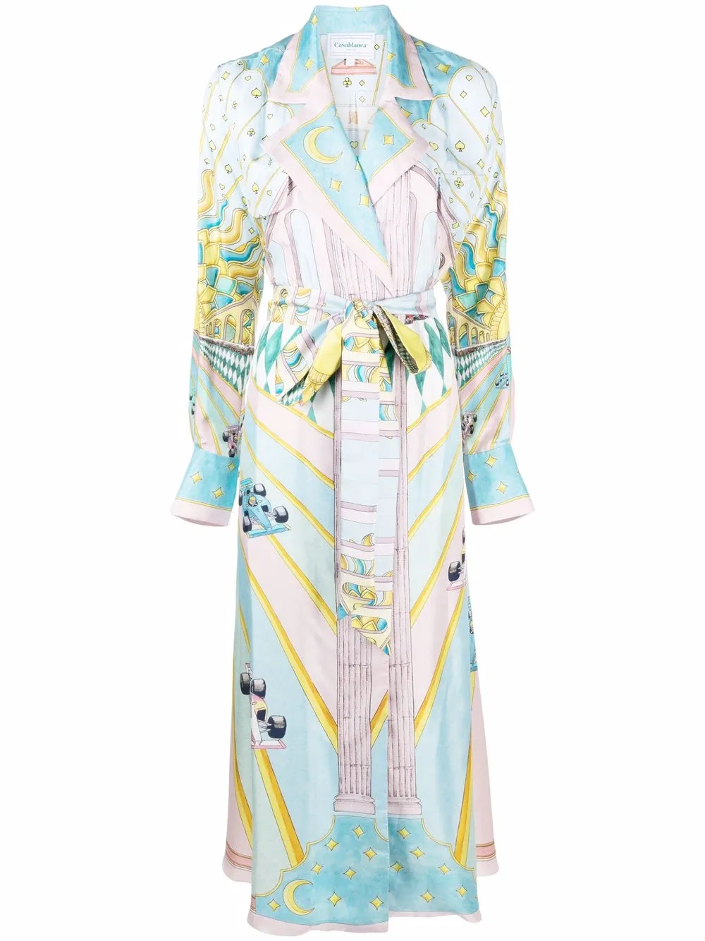 Casablanca La Course Ideale shirt dress