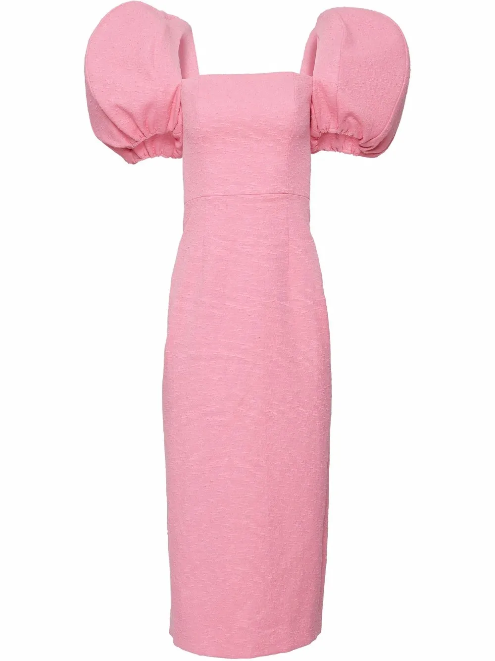 

Carolina Herrera puff-sleeves midi dress - Pink