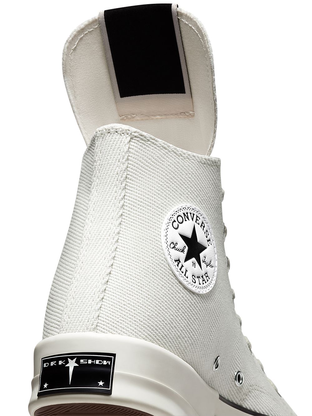 фото Rick owens drkshdw высокие кеды drkstar из коллаборации с converse