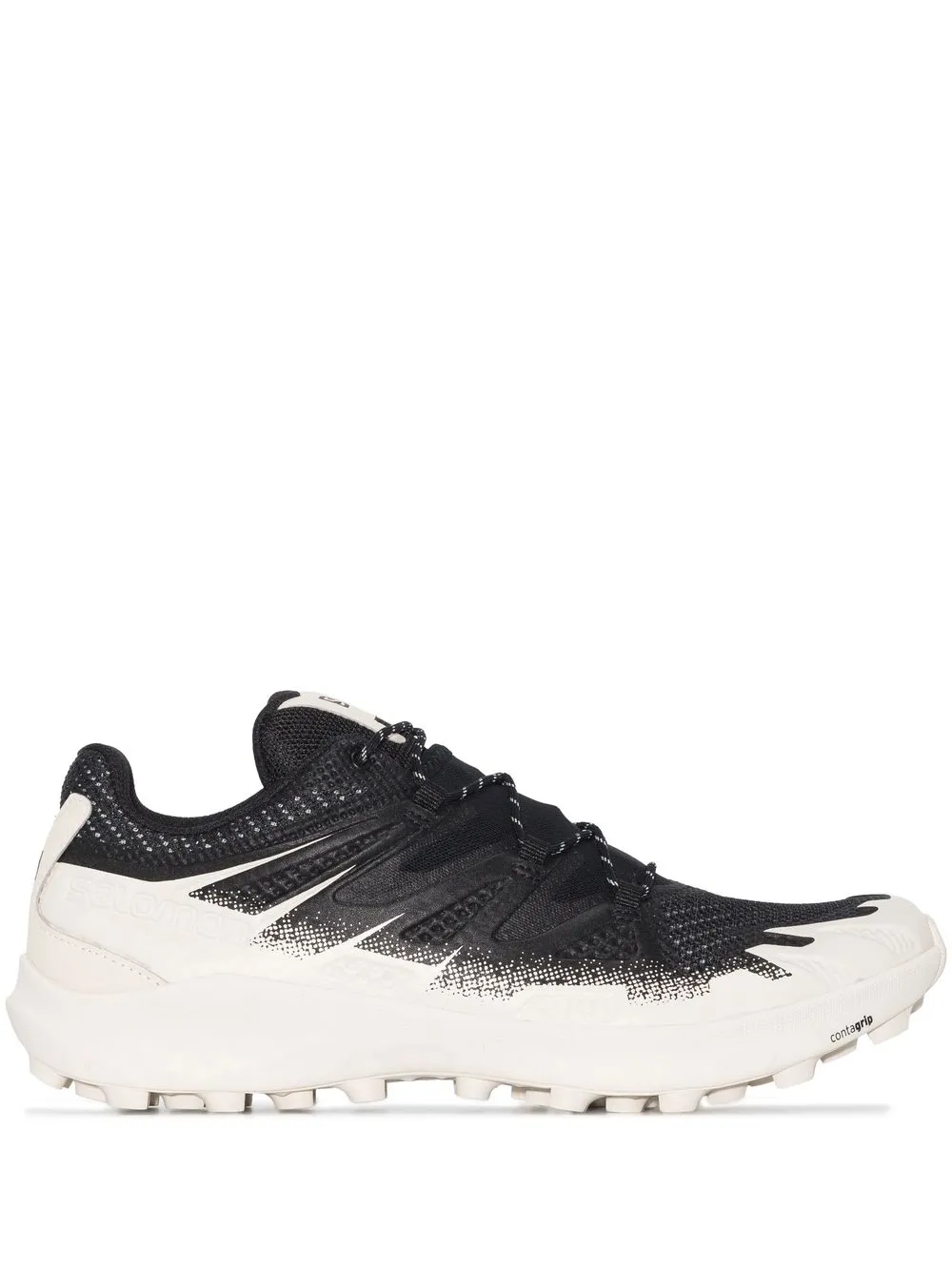 Salomon Black & Off-white Cross Advanced Sneakers In Schwarz
