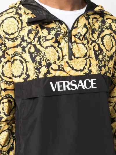 Versace Barocco-print track jacket 