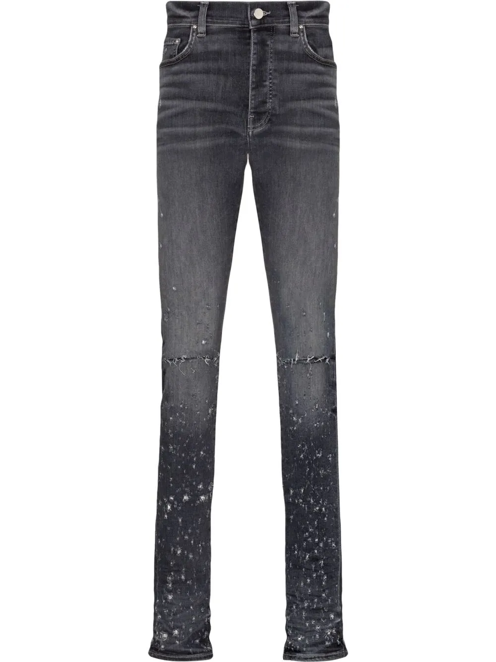 

AMIRI skinny jeans Shotgun con efecto envejecido - Gris