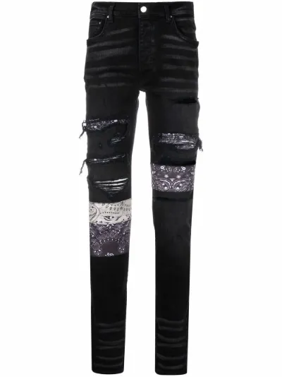 Sale AMIRI bandana-print skinny jeans 