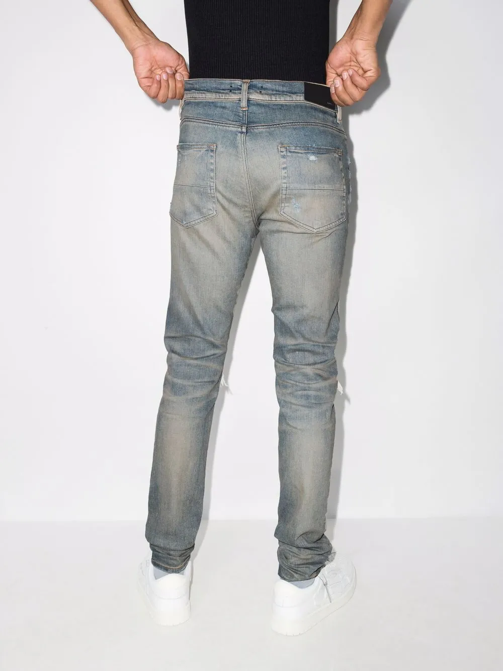  Amiri Mx1 Ultra Skinny Jeans   Blau 