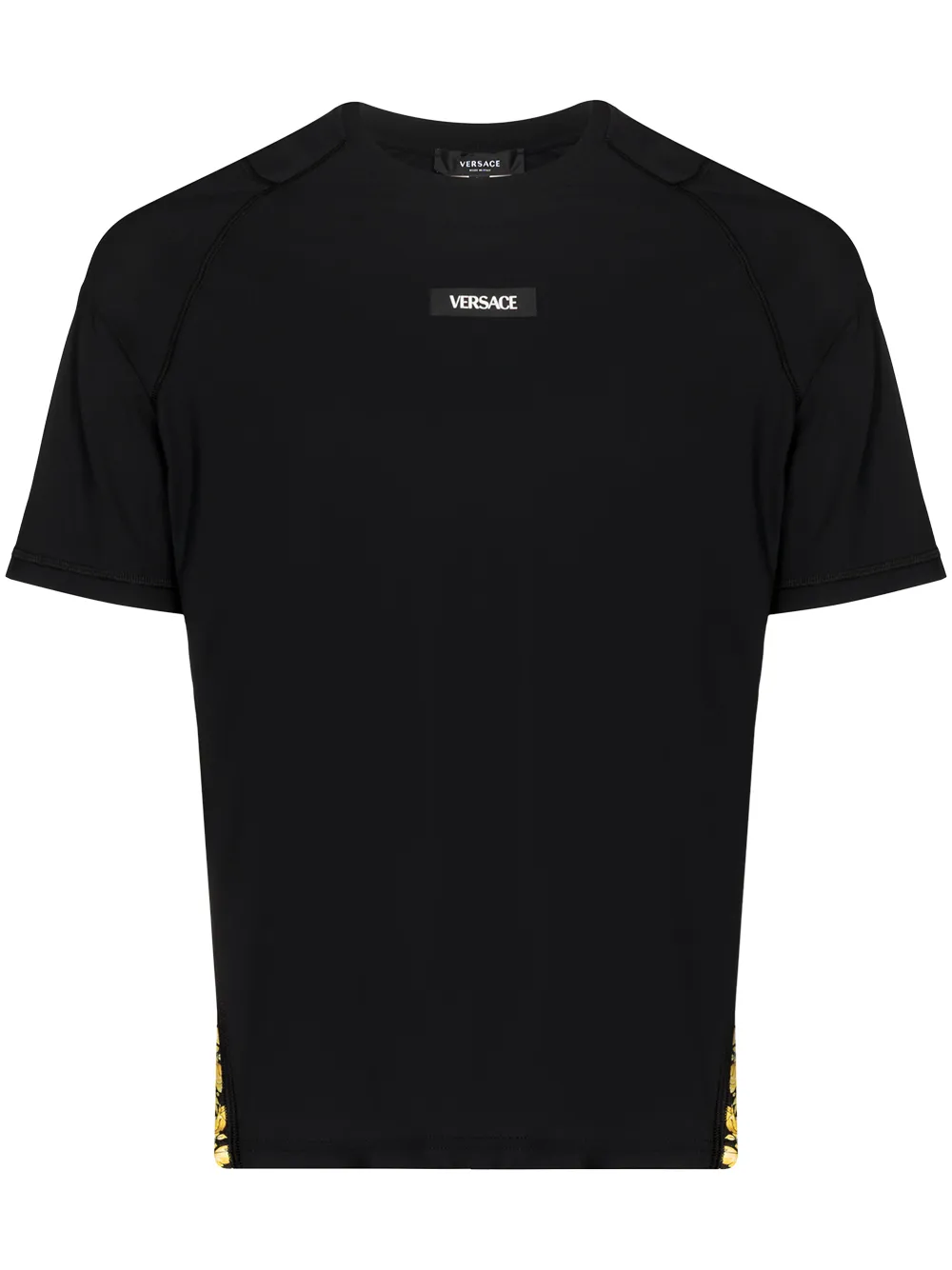 

Versace Barocco-panel logo T-shirt - Black