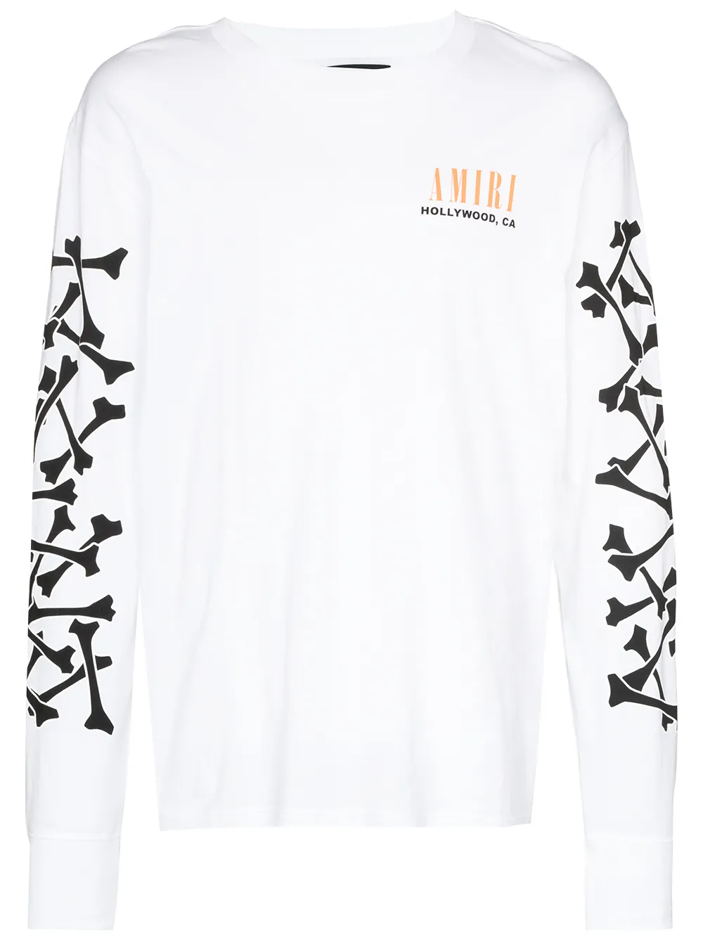 AMIRI футболка Bones с логотипом