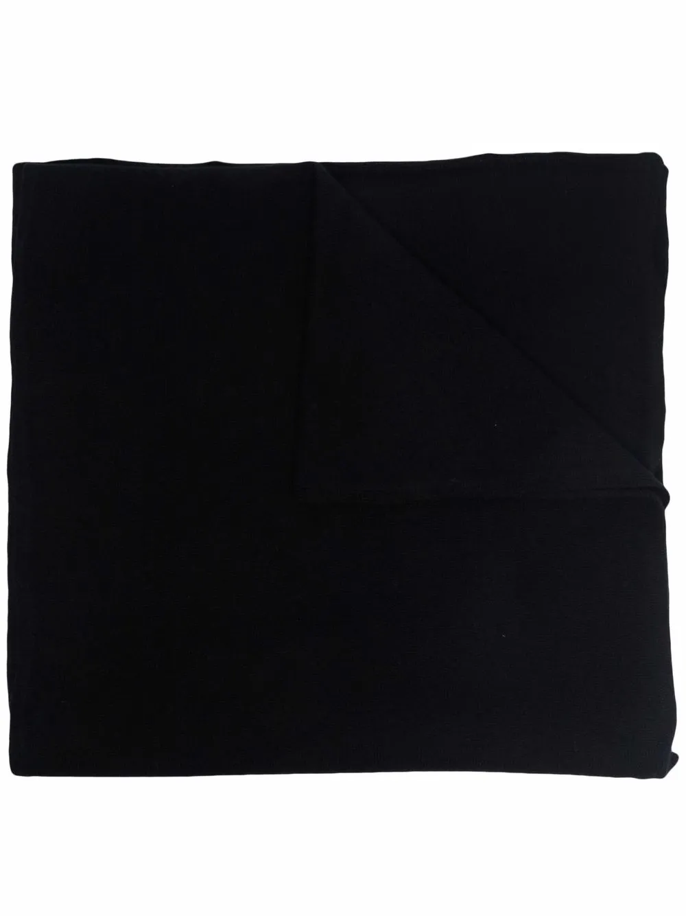 Drumohr cashmere knit scarf | Black | Image 1