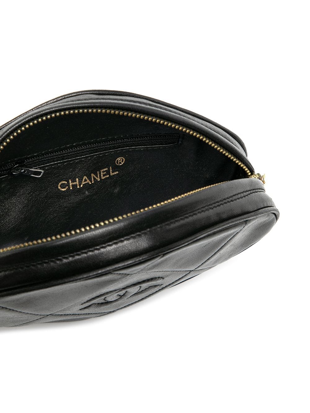 фото Chanel pre-owned стеганый клатч 1990-х годов с кисточкой
