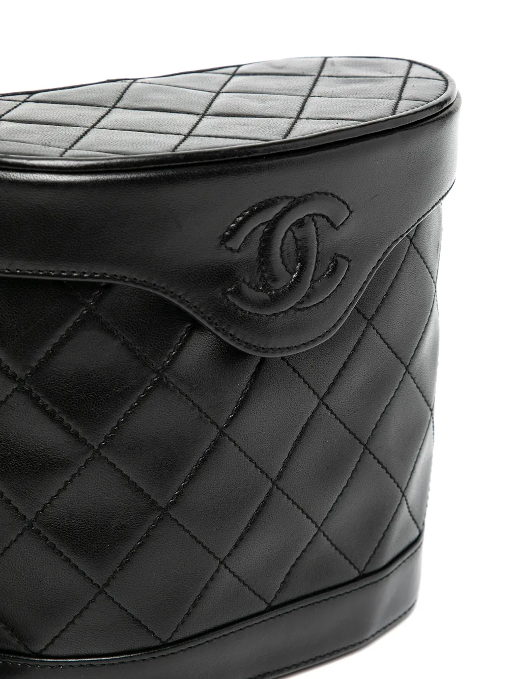 фото Chanel pre-owned стеганая сумка через плечо 1990-х годов с логотипом cc