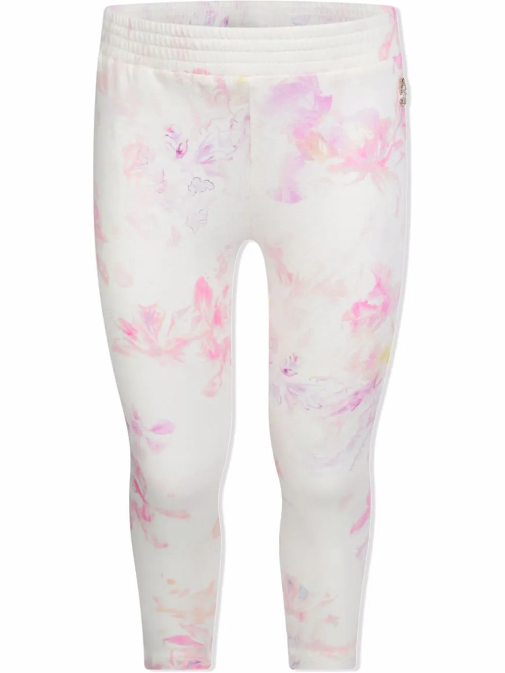 

Roberto Cavalli Junior leggins con estampado floral - Rosado