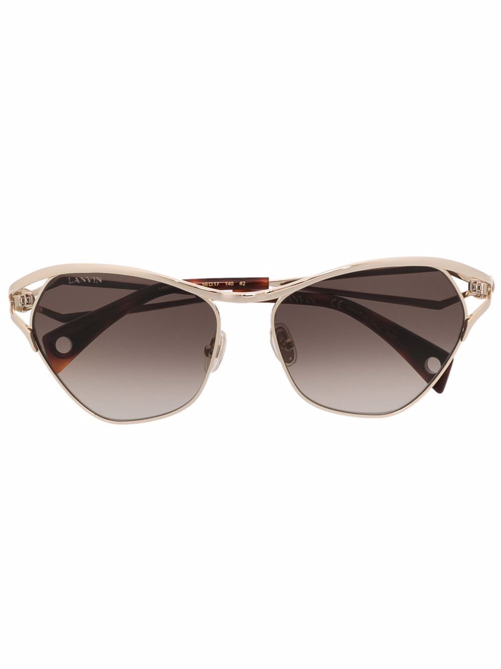 

Lanvin Oversize gradient sunglasses - Gold