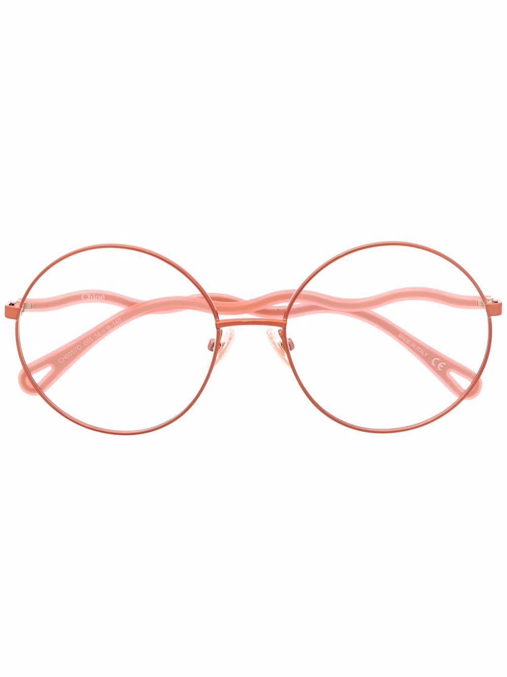 фото Chloé eyewear очки noore в круглой оправе