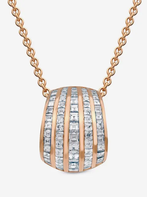 Pragnell Manhattan diamanthalsband i 18K roséguld