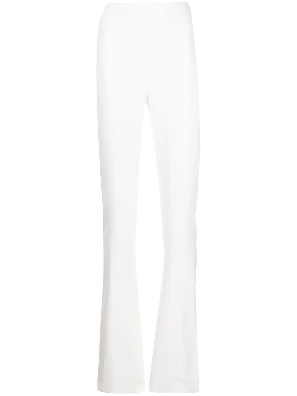 

Mônot split-cuff flared trousers - White