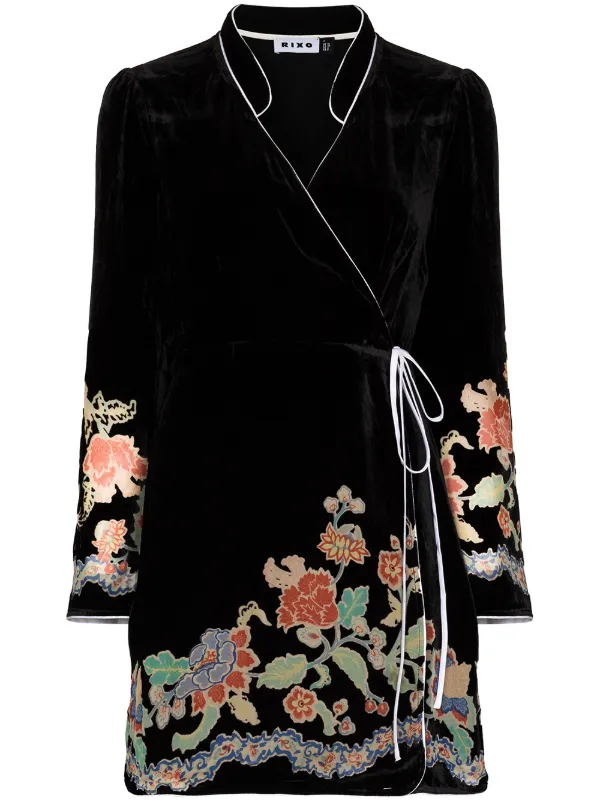 rixo wrap dress
