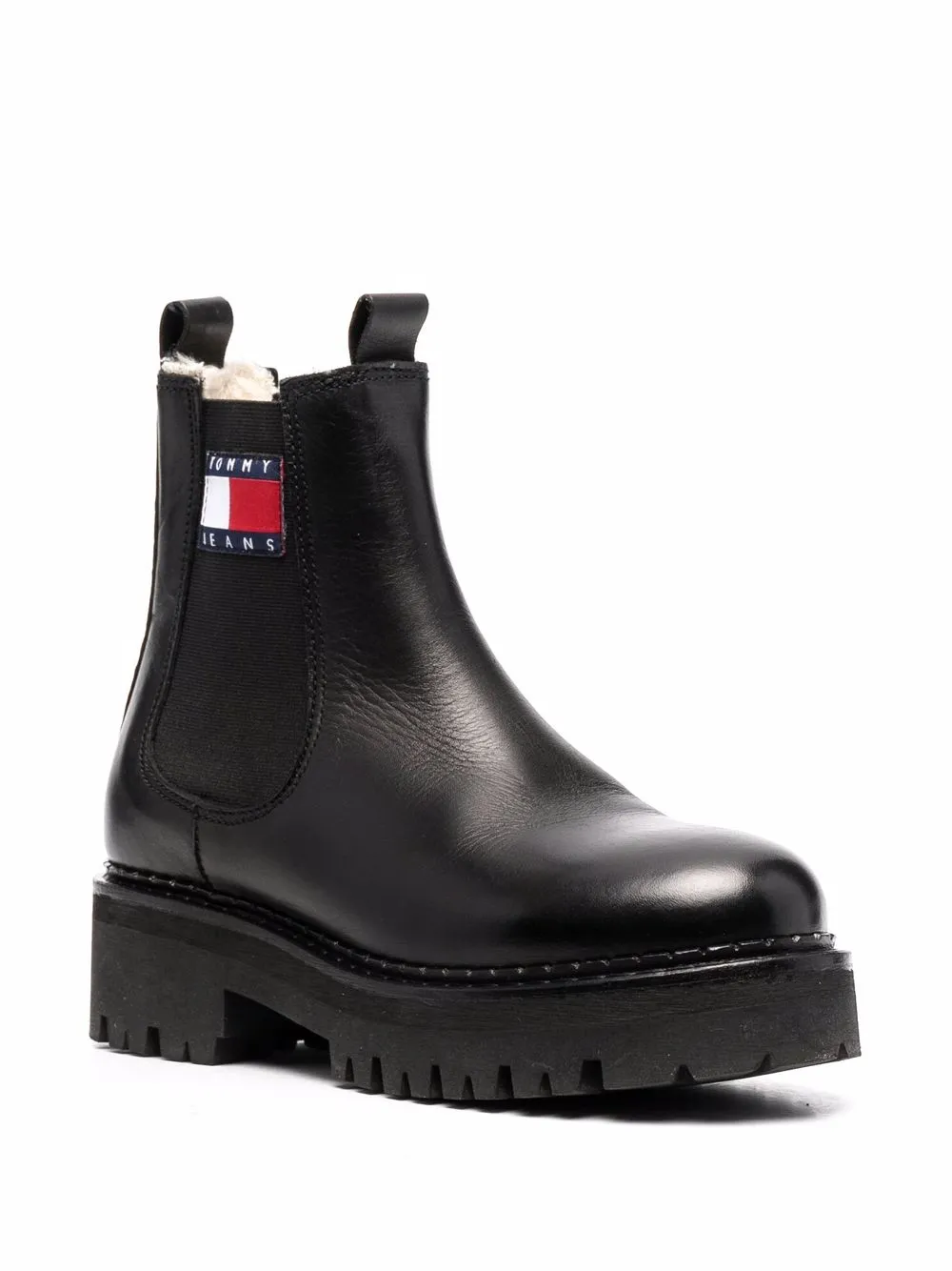 фото Tommy jeans ботинки челси с нашивкой-логотипом