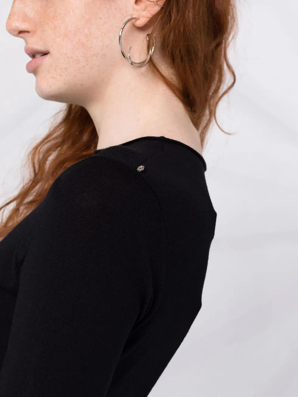 Sportmax Top met lange mouwen Zwart