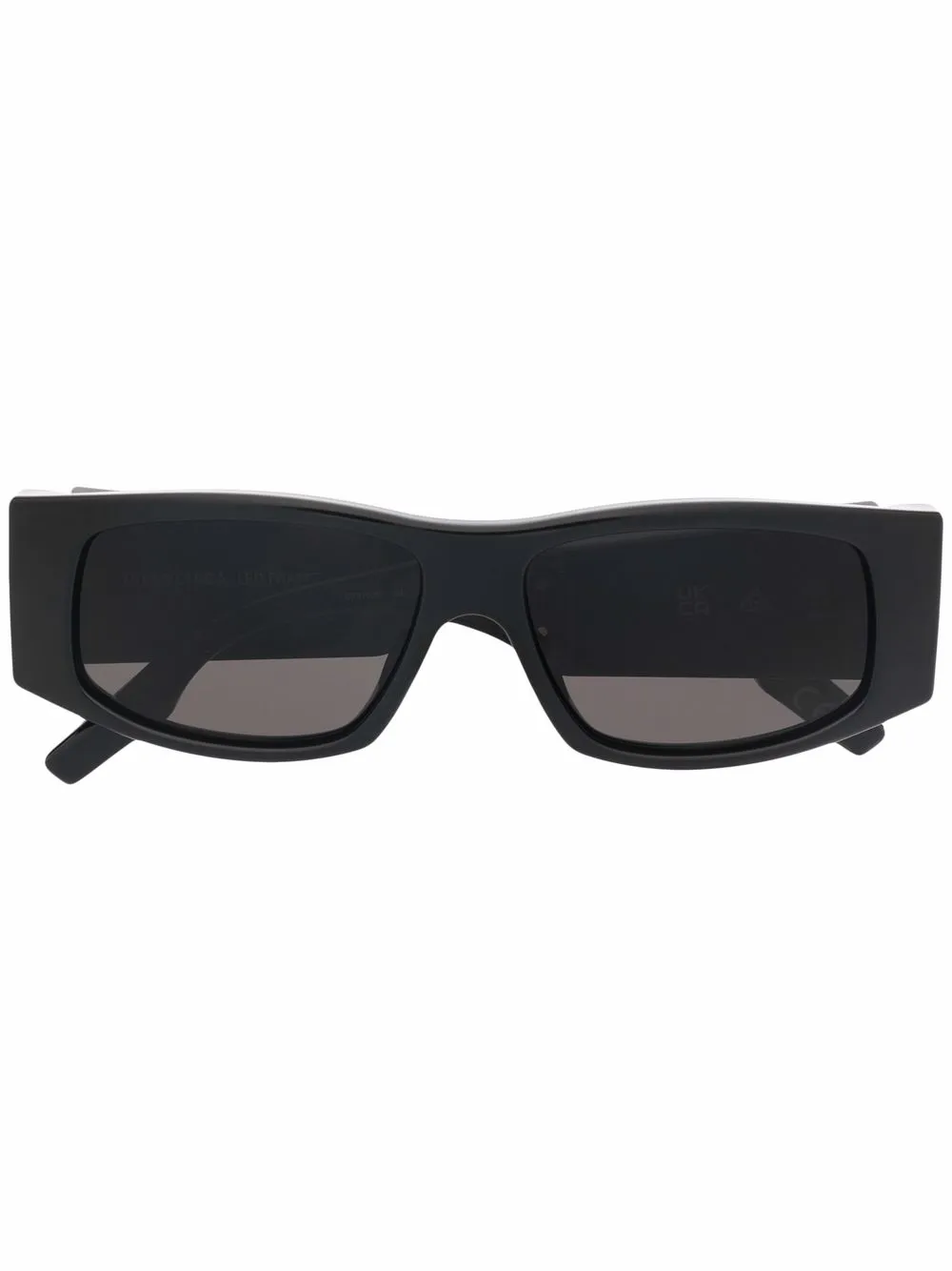 Balenciaga Eyewear LED Logo rectangle-frame Sunglasses - Farfetch