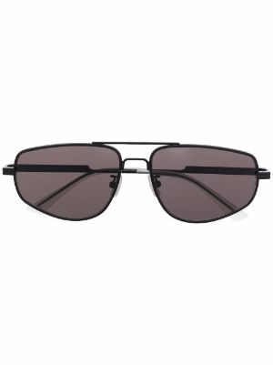 Bottega veneta discount pilot metal sunglasses