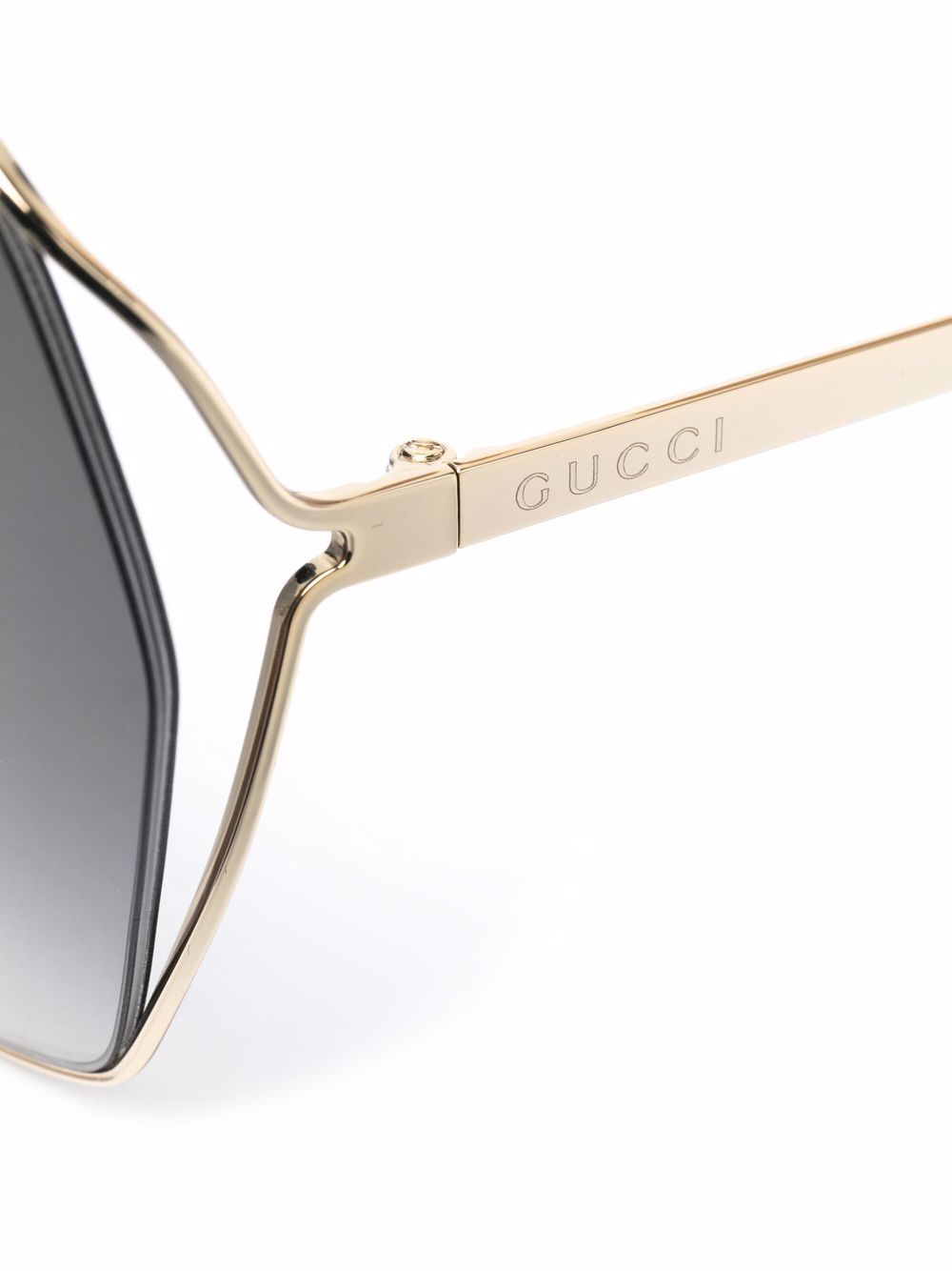 фото Gucci eyewear солнцезащитные очки в квадратной оправе