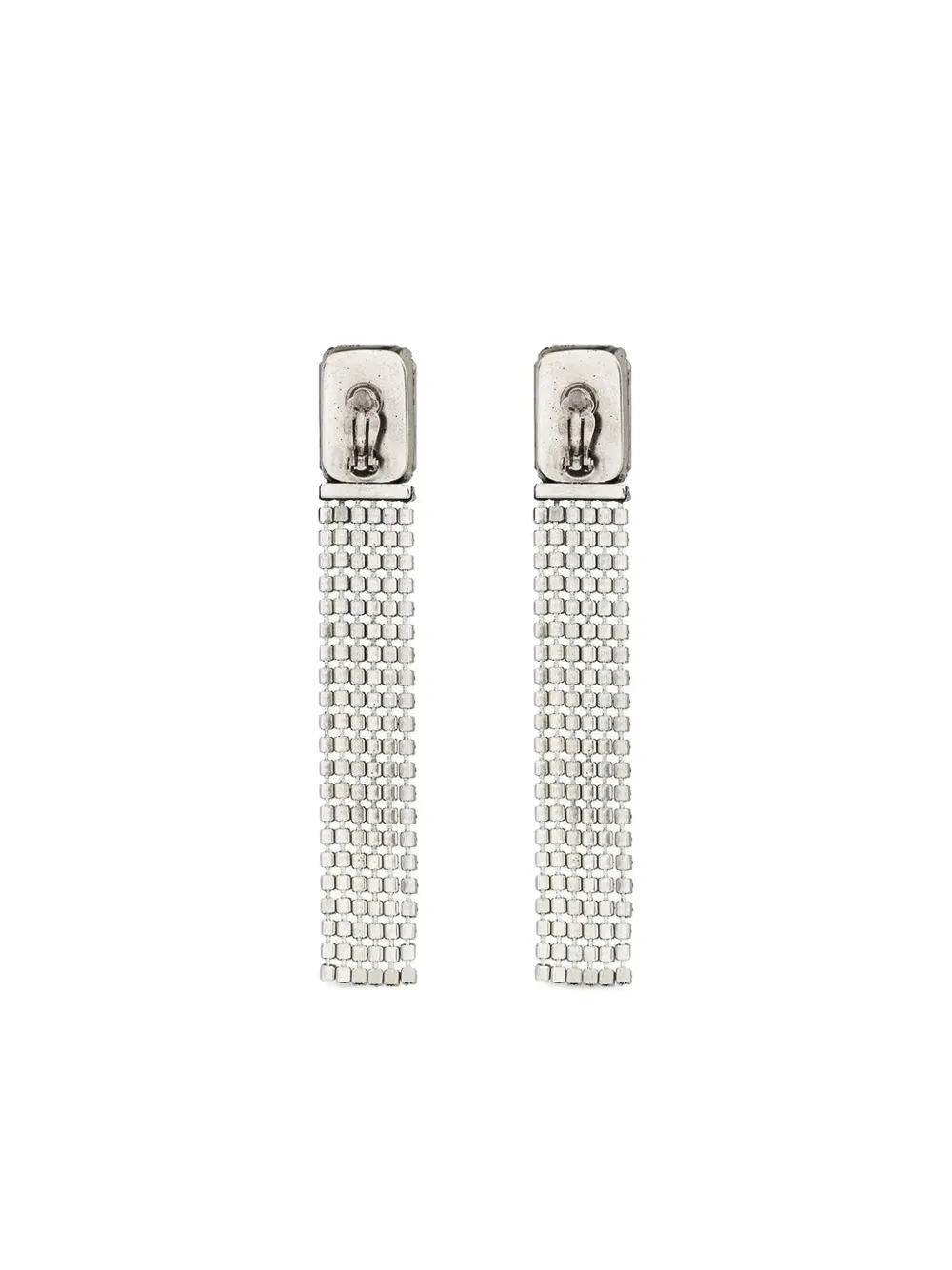 Saint Laurent rhinestone-embellished drop earrings | Image 2