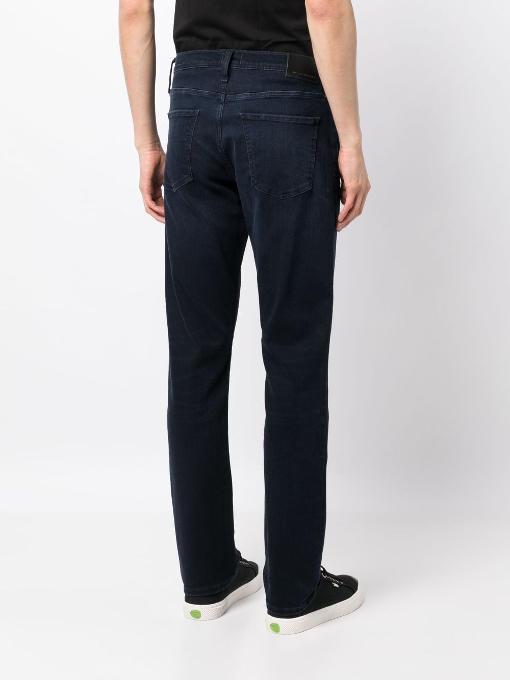 Shop Citizens Of Humanity Logo-patch Slim-cut Jeans In Blau