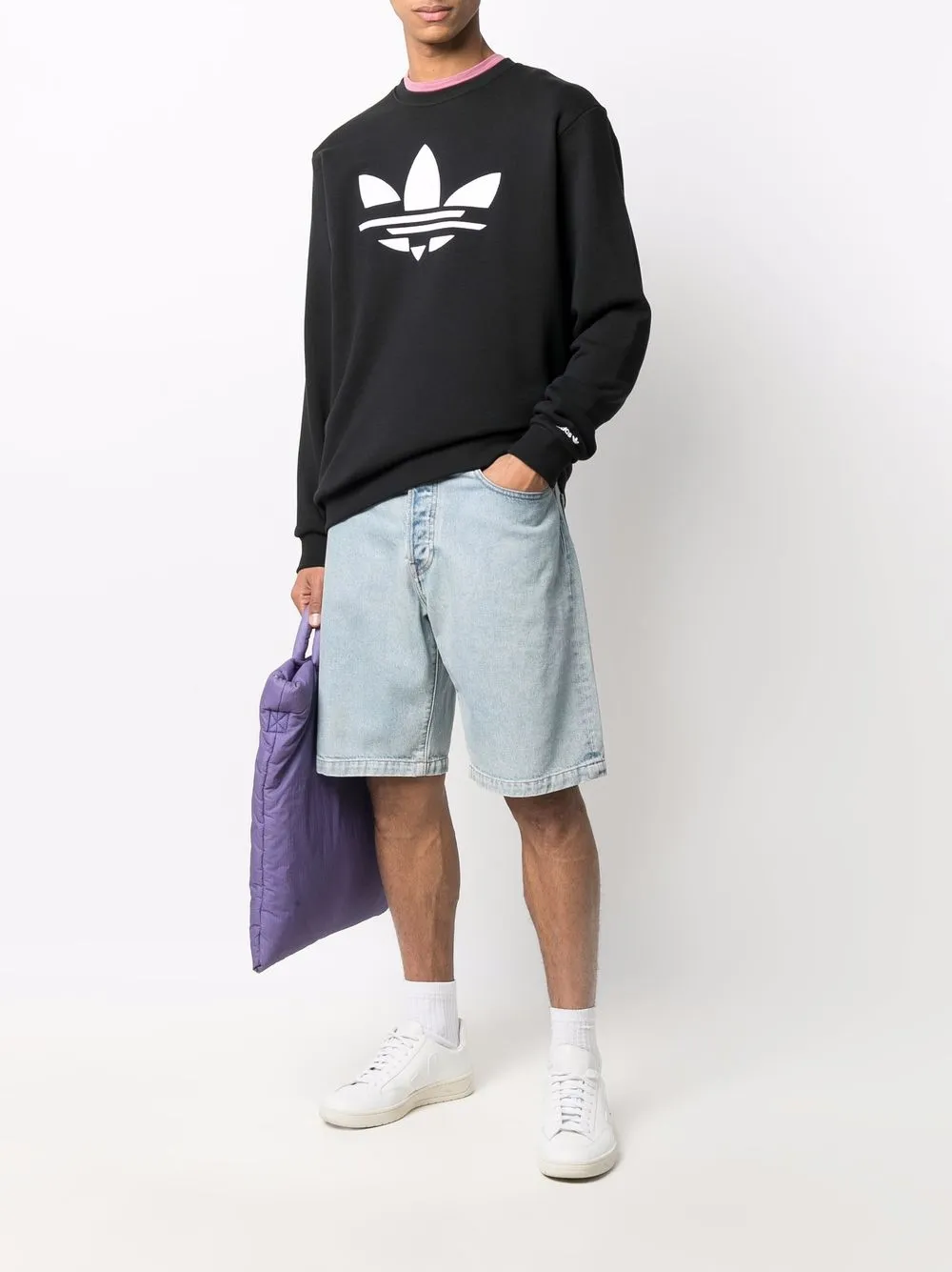 фото Adidas толстовка adicolor trefoil