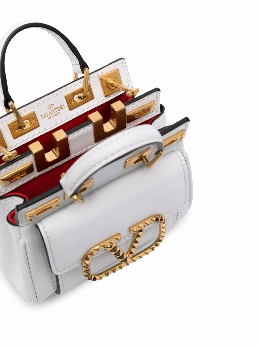 фото Valentino garavani мини-сумка alcove rockstud