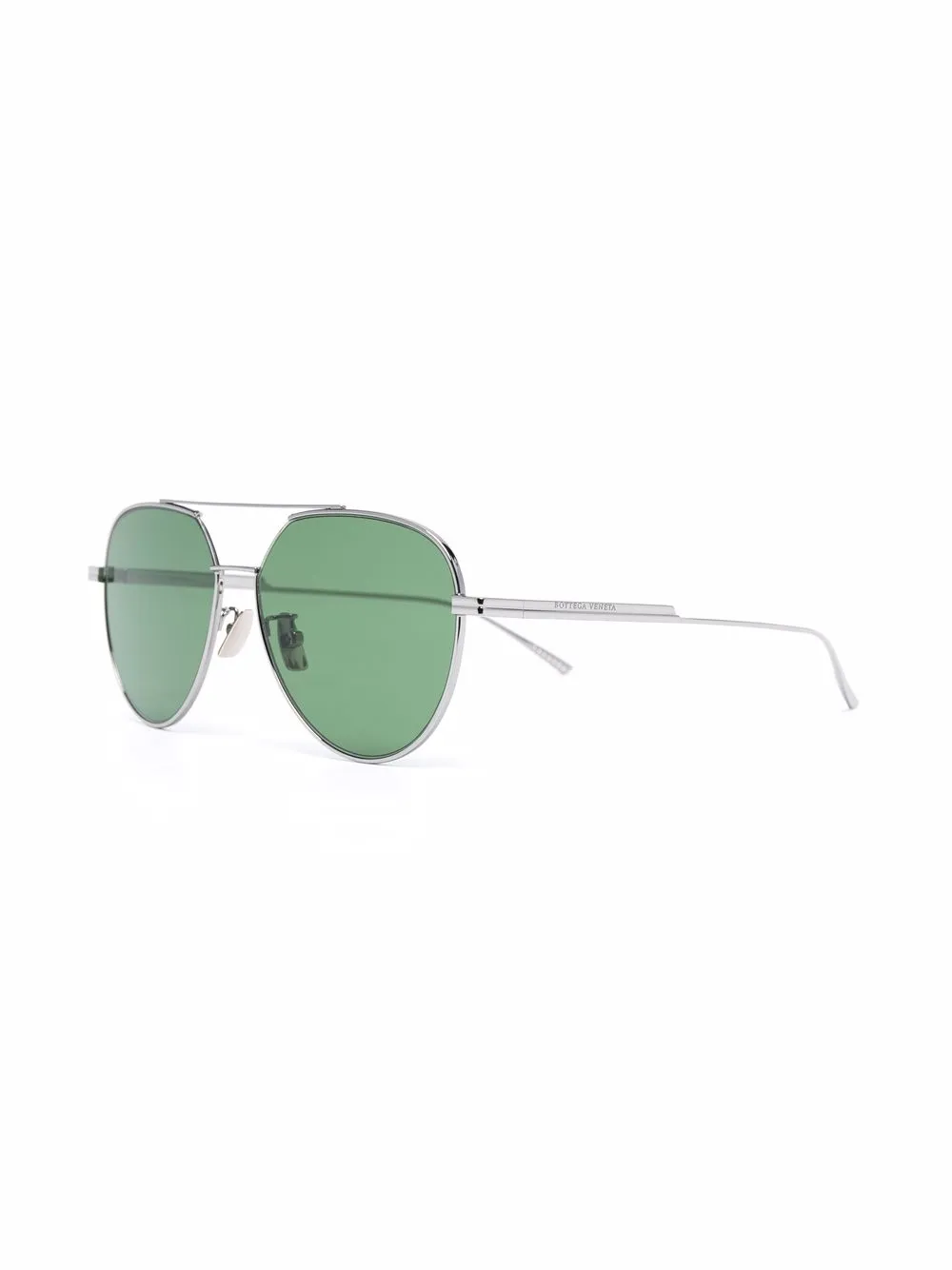 фото Bottega veneta eyewear солнцезащитные очки-авиаторы с затемненными линзами