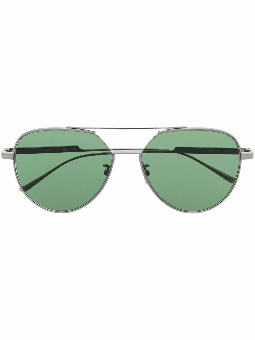 

Bottega Veneta Eyewear tinted pilot-frame sunglasses - Silver