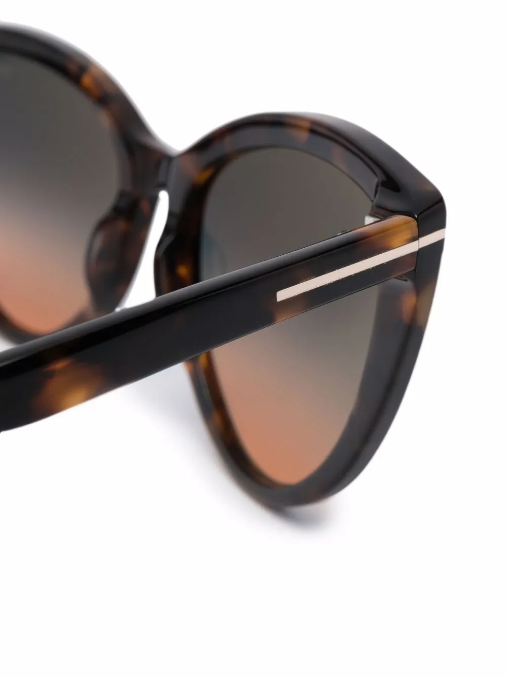 TOM FORD Eyewear Zonnebril met cat-eye montuur Bruin