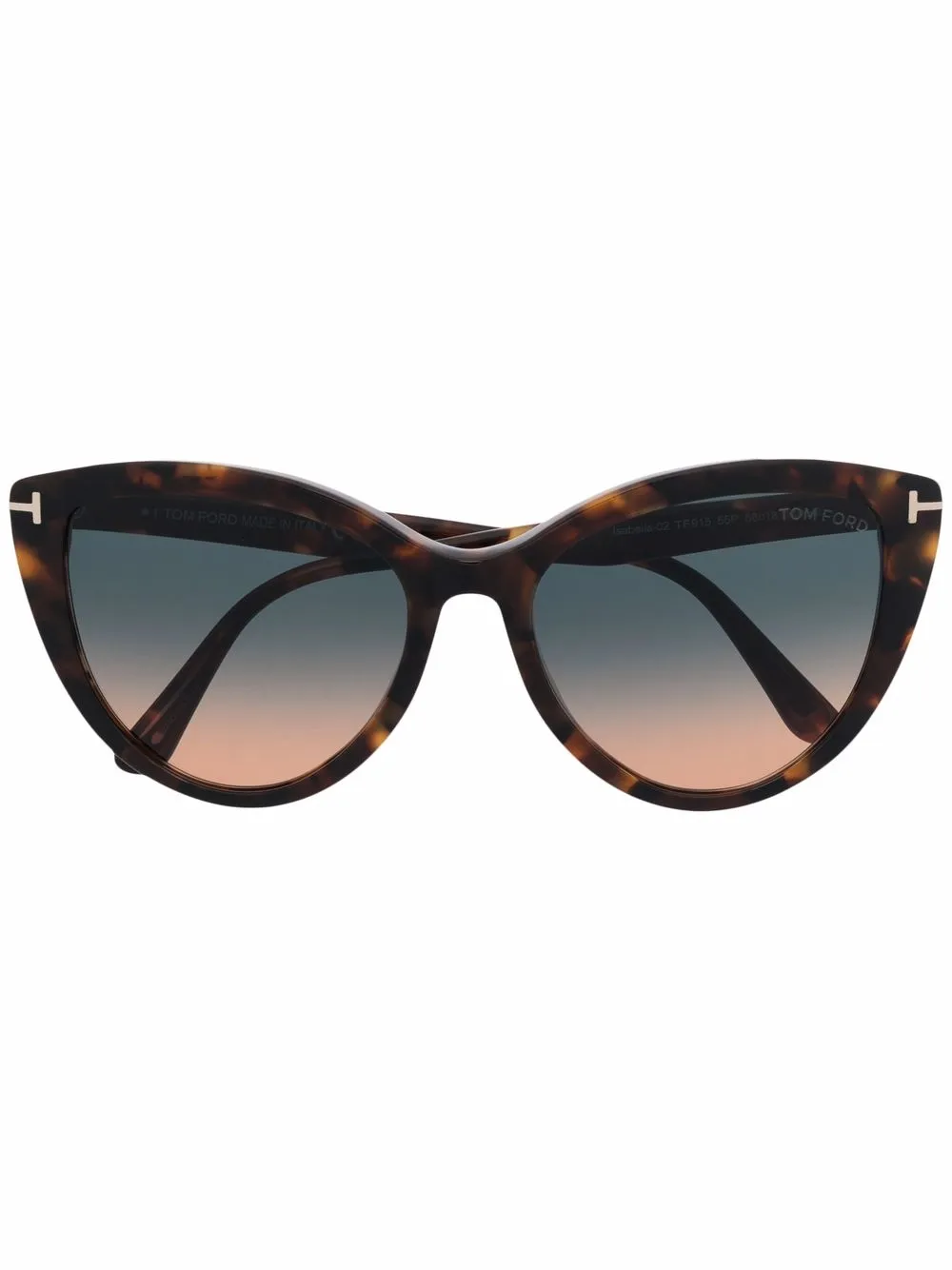TOM FORD Eyewear Zonnebril met cat-eye montuur Bruin