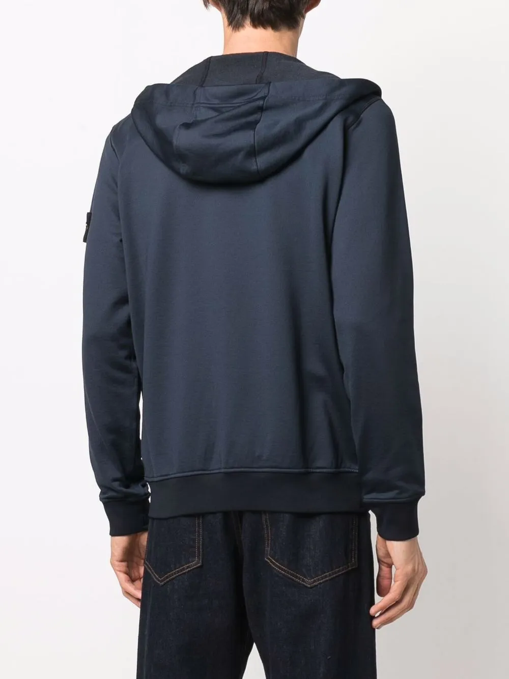 фото Stone island худи на молнии с нашивкой compass