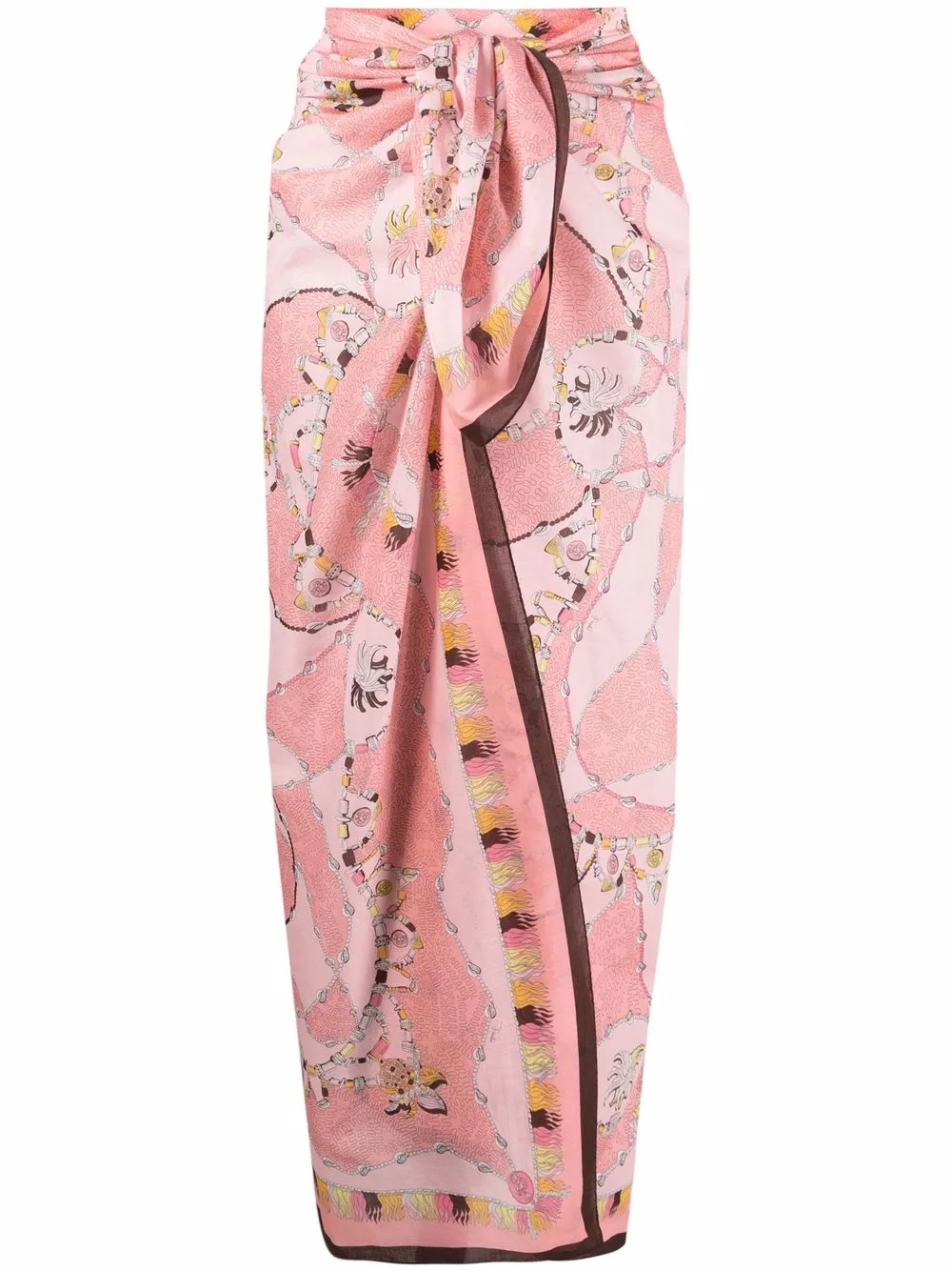 

PUCCI Cyprea-print beach cover-up - Pink