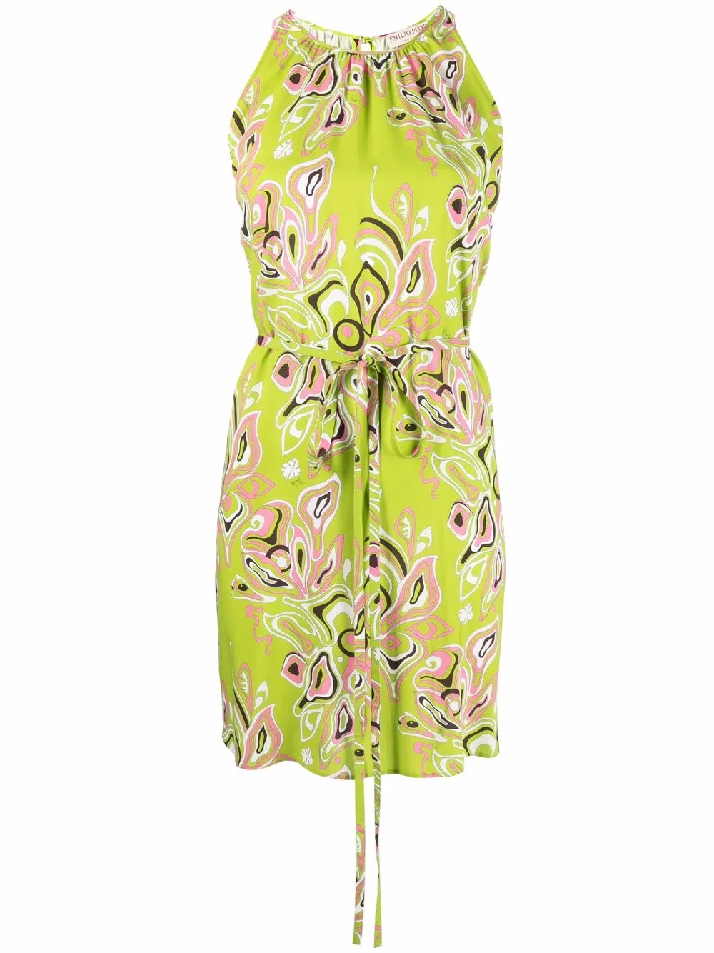 

PUCCI vestido de playa con estampado Africana - Verde