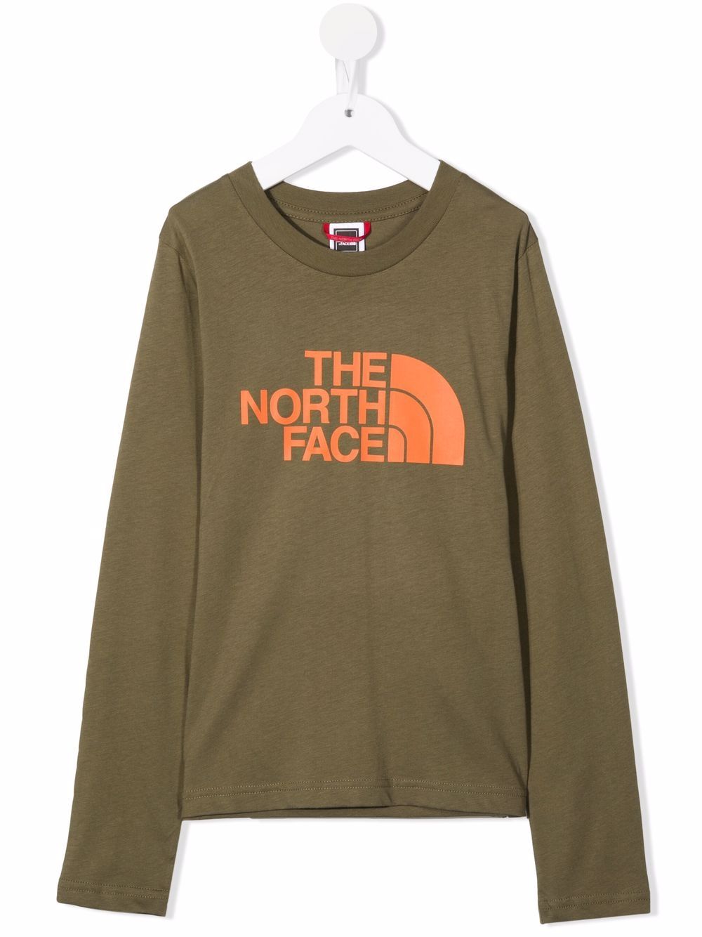 фото The north face kids топ с длинными рукавами и логотипом