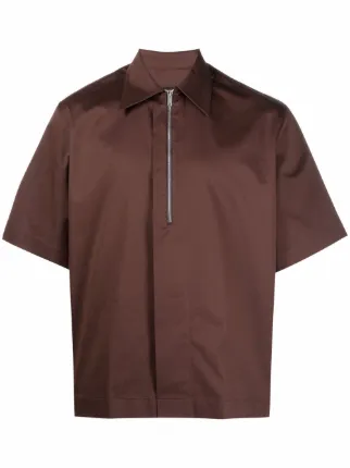 givenchy half zip polo