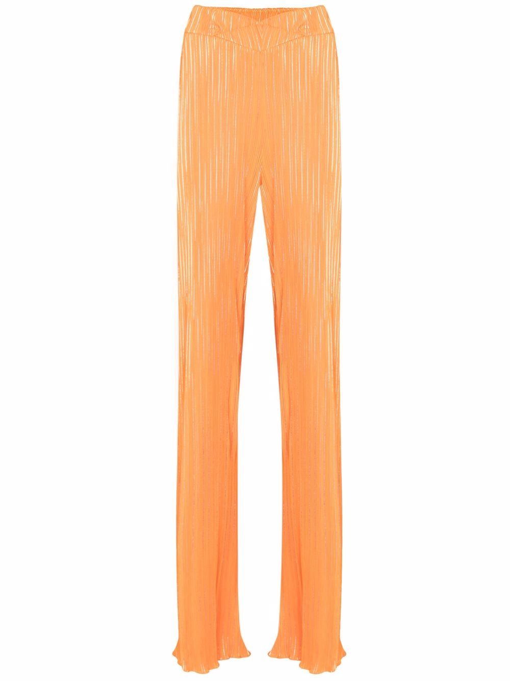 ROTATE BIRGER CHRISTENSEN Briella plissé trousers - Orange