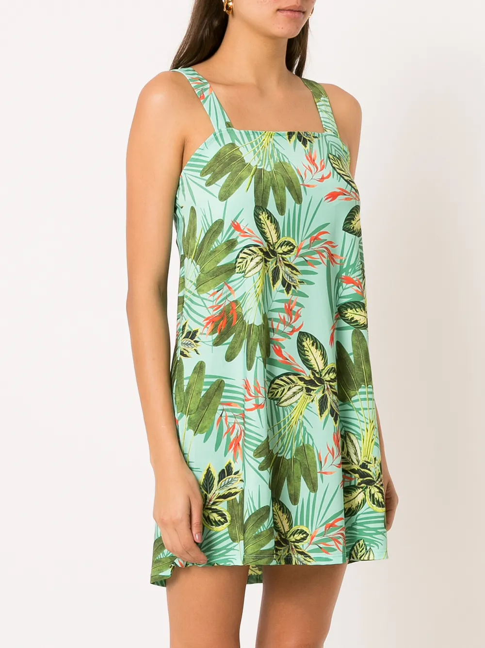 Tropical print hot sale dress