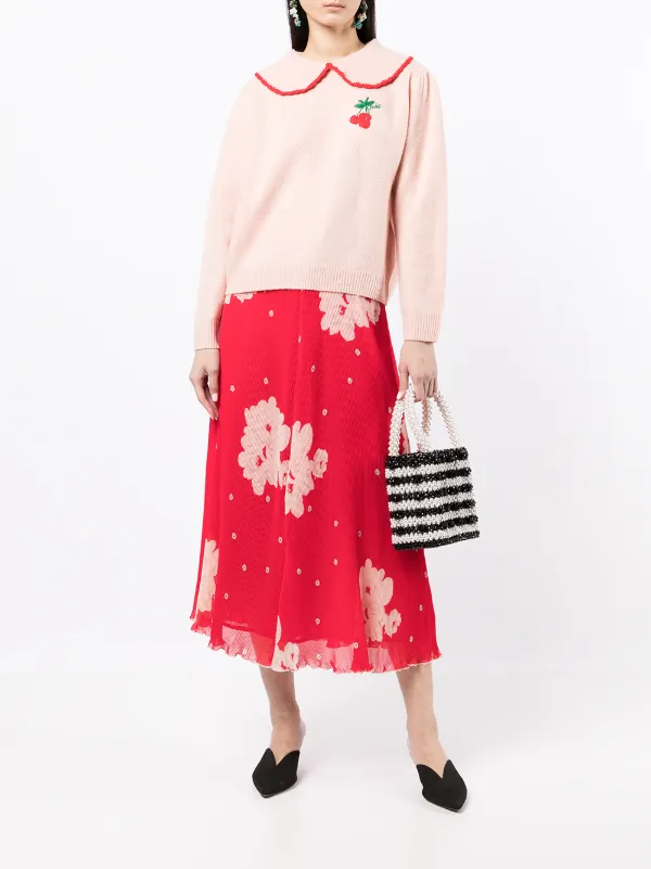 rixo red jumper