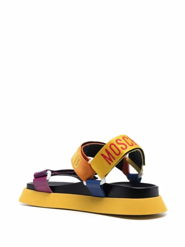 moschino yellow sandals