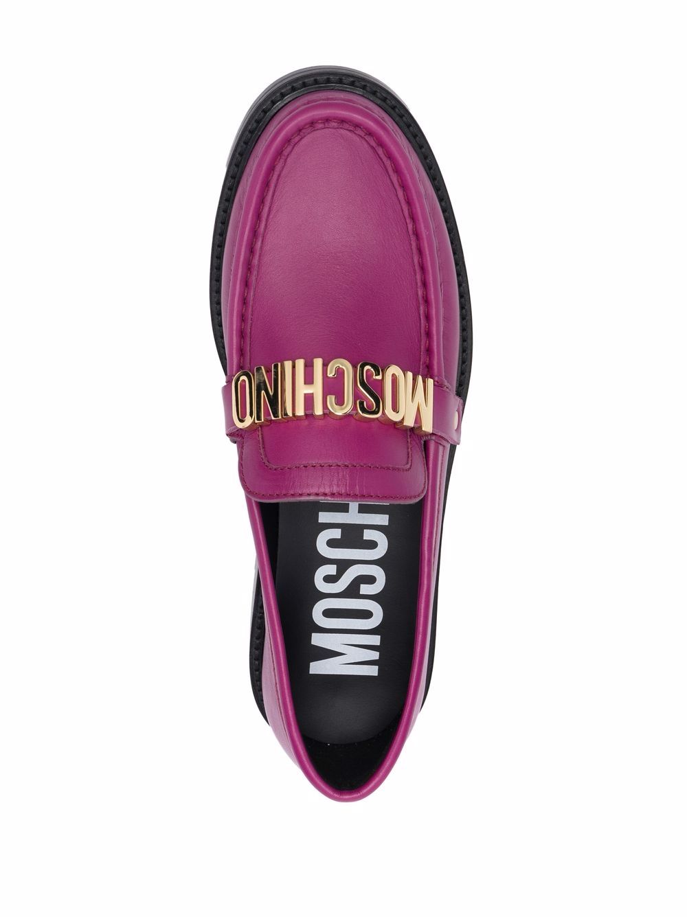 фото Moschino лоферы с логотипом