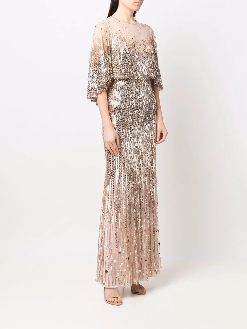 фото Jenny packham вечернее платье с пайетками