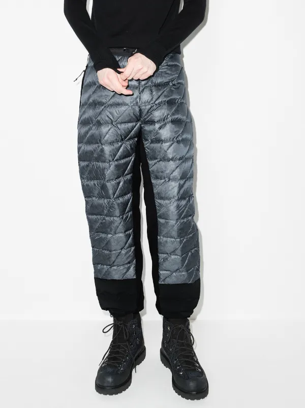 quilted down pants