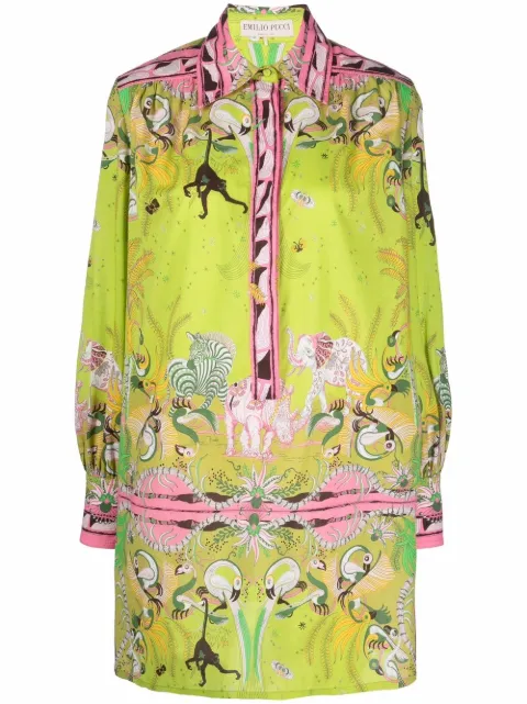 Emilio Pucci graphic-print shirtdress