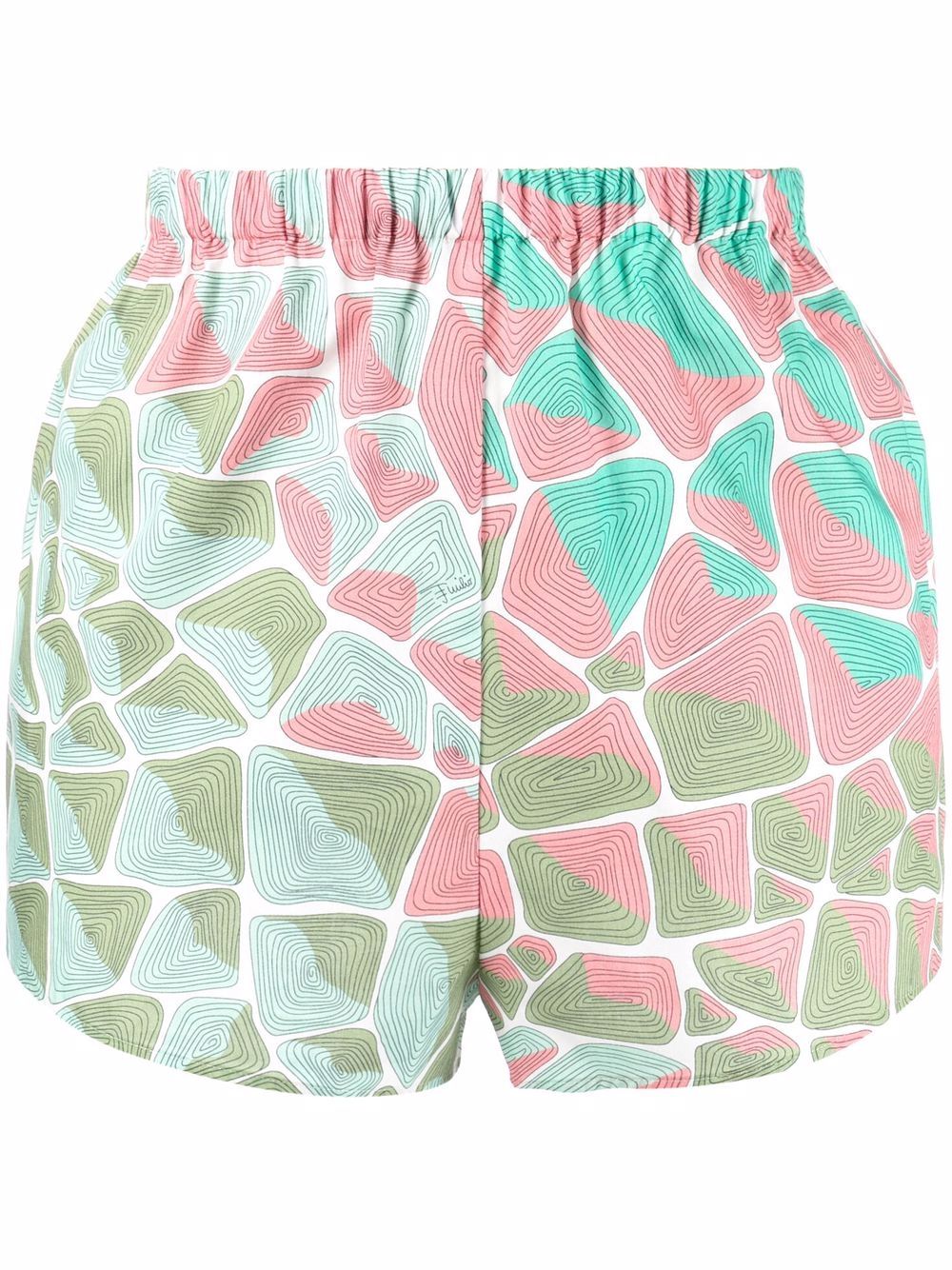 

PUCCI shorts deportivos con estampado Tartuca - Azul