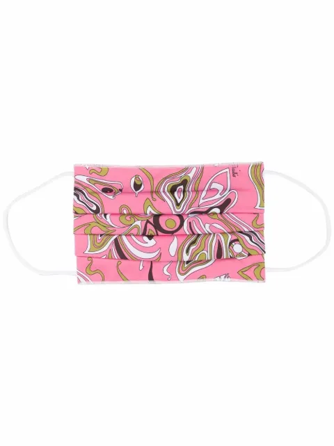 PUCCI cubrebocas con estampado Africana