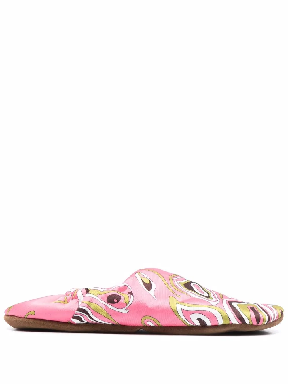 

PUCCI slippers con estampado Africana - Rosado