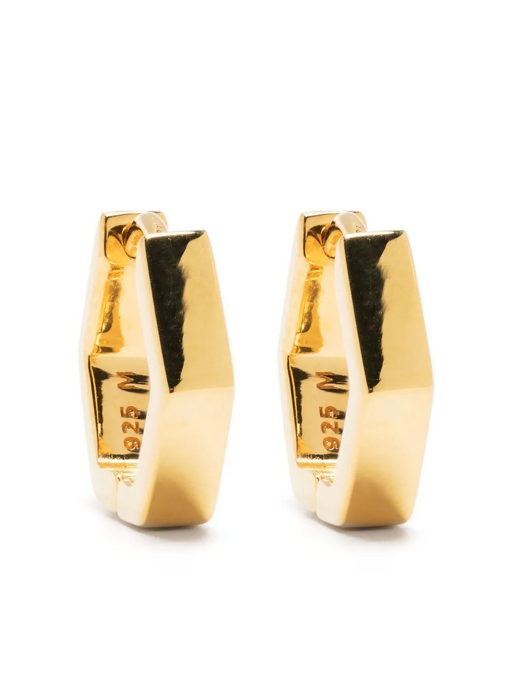 

Missoma aretes Chubby Hex - Dorado