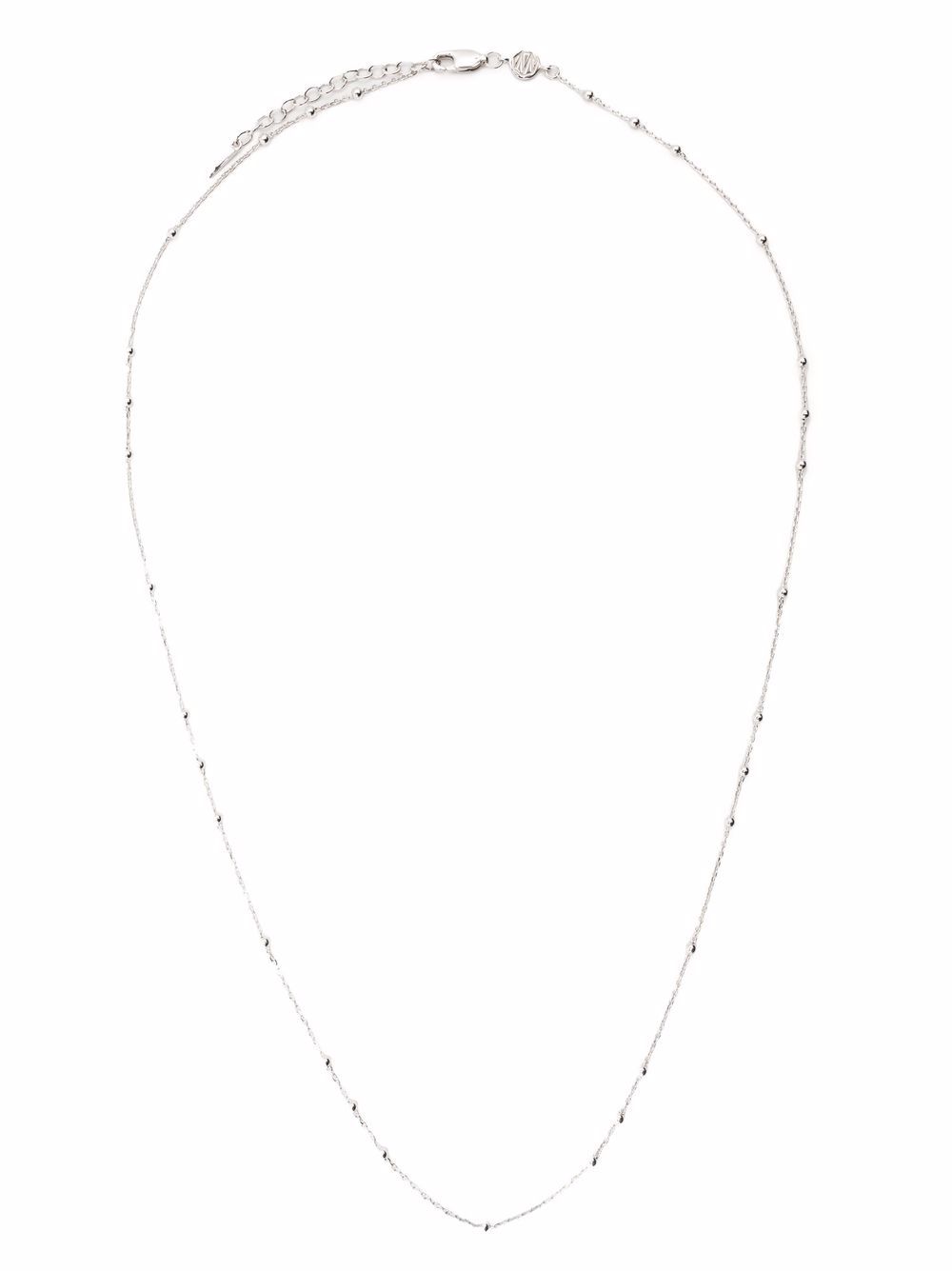 фото Missoma long orb beaded chain necklace